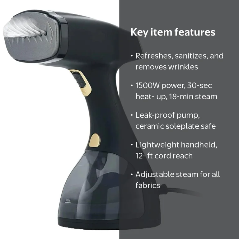 Electrolux Portable Handheld Garment and Fabric Steamer 1500W