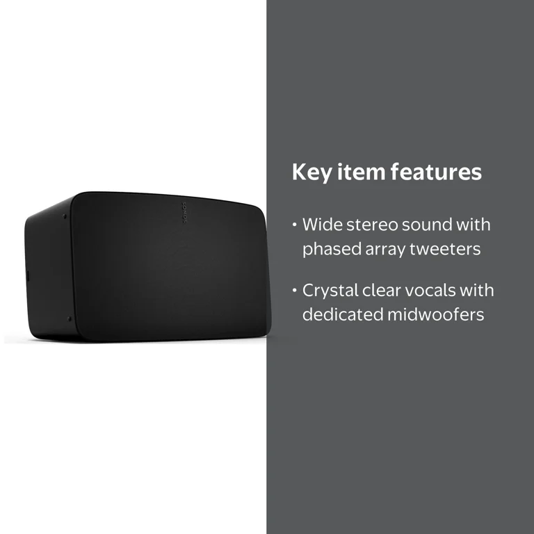 Sonos Five Home Entertainment Wireless Bluetooth Speaker for