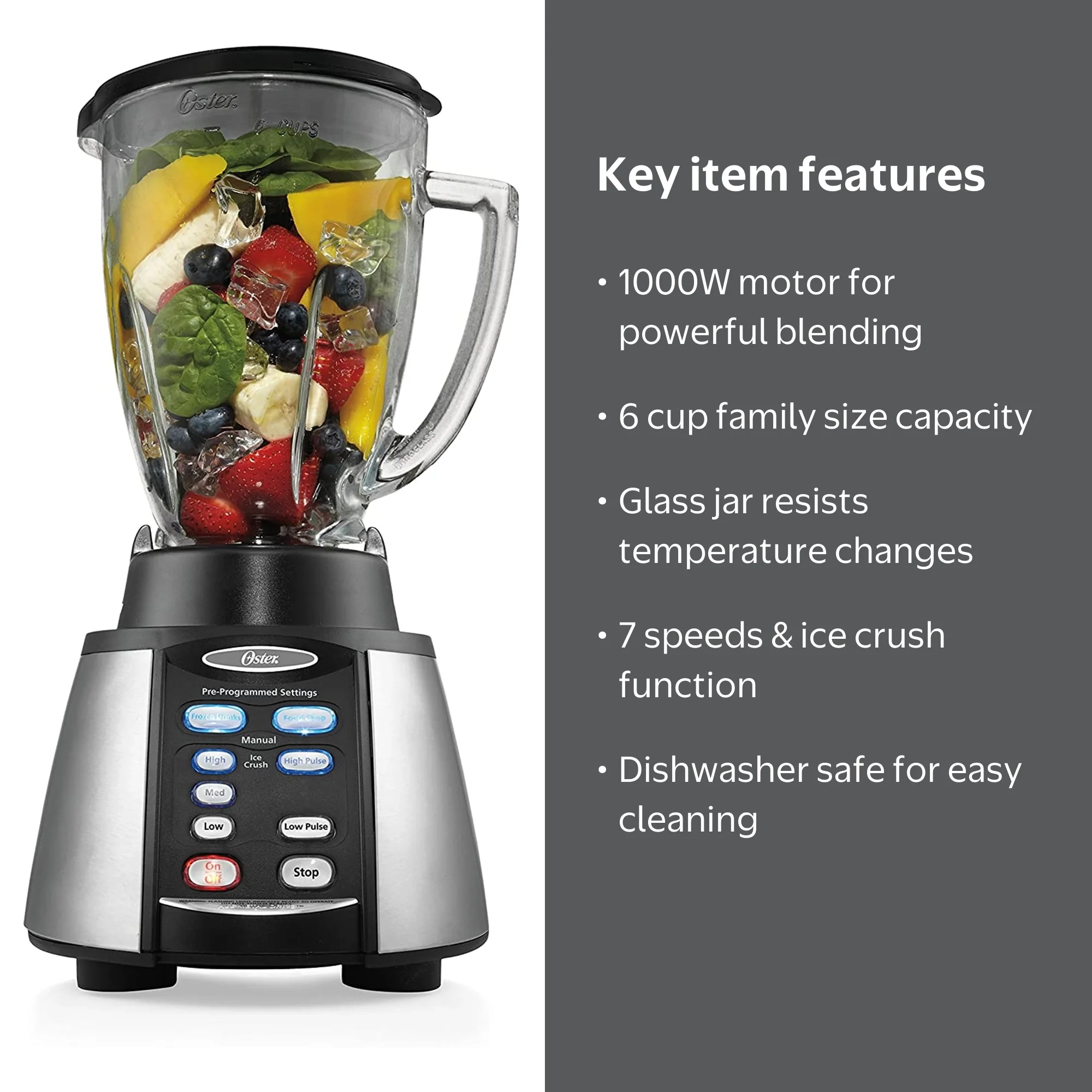 Oster 6 Cup Table Top Blender - Walmart.com