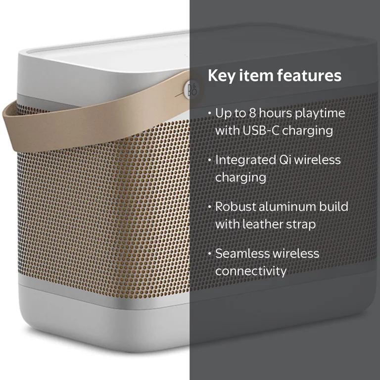 Open Box) Bang & Olufsen Beolit 20 Portable Bluetooth Speaker