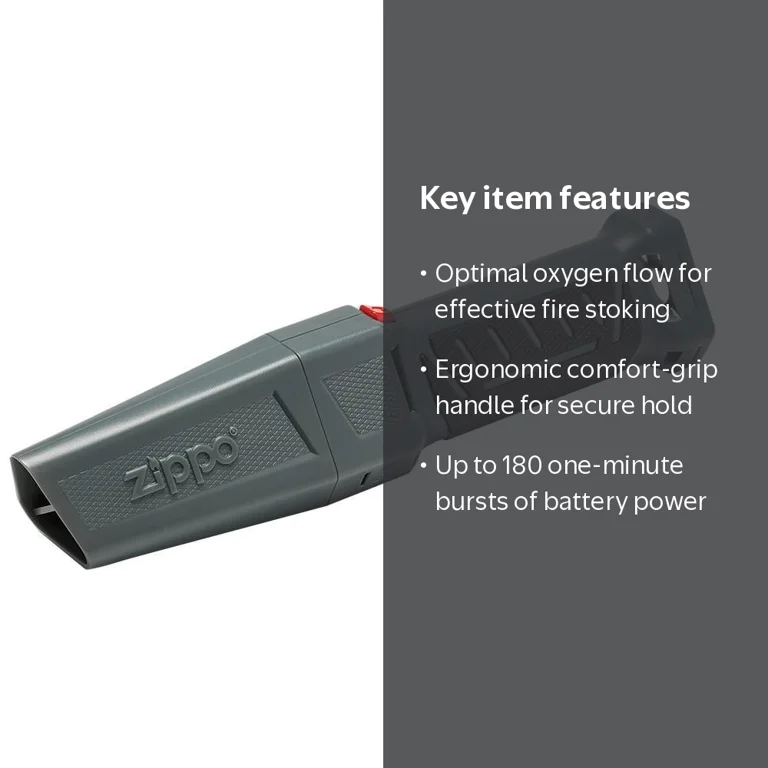 Zippo Firefast® Bellows - Battery Operated Fire Starter with Flame
