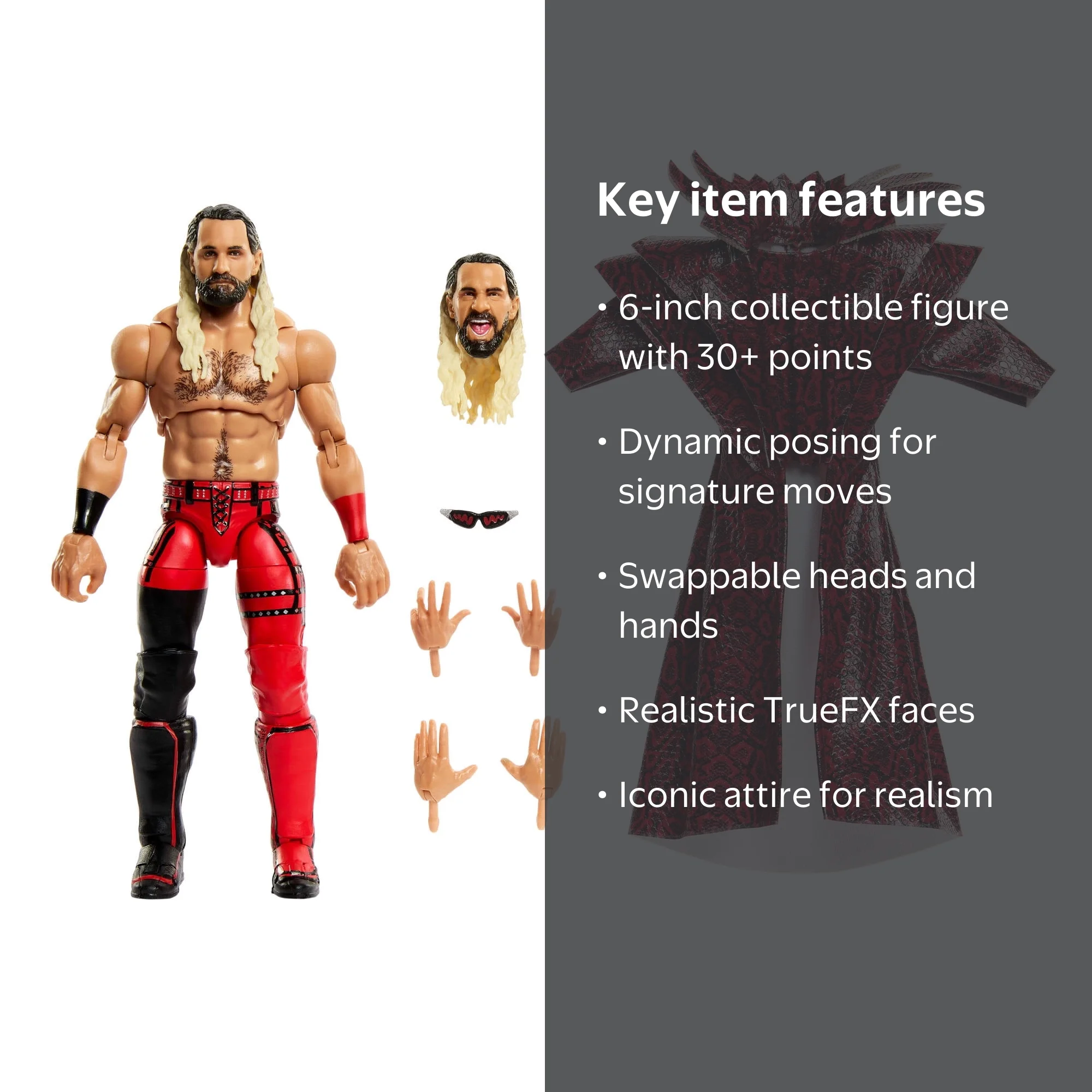 WWE Ultimate Edition Seth Rollins Action Figure & Accessories Set