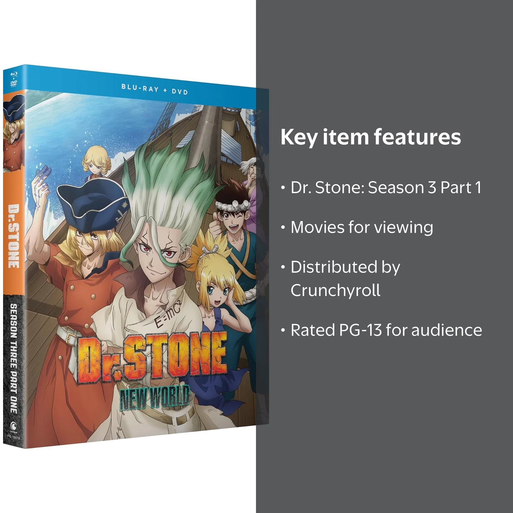 Dr. Stone: Season 3 - Part 1 - Walmart.com
