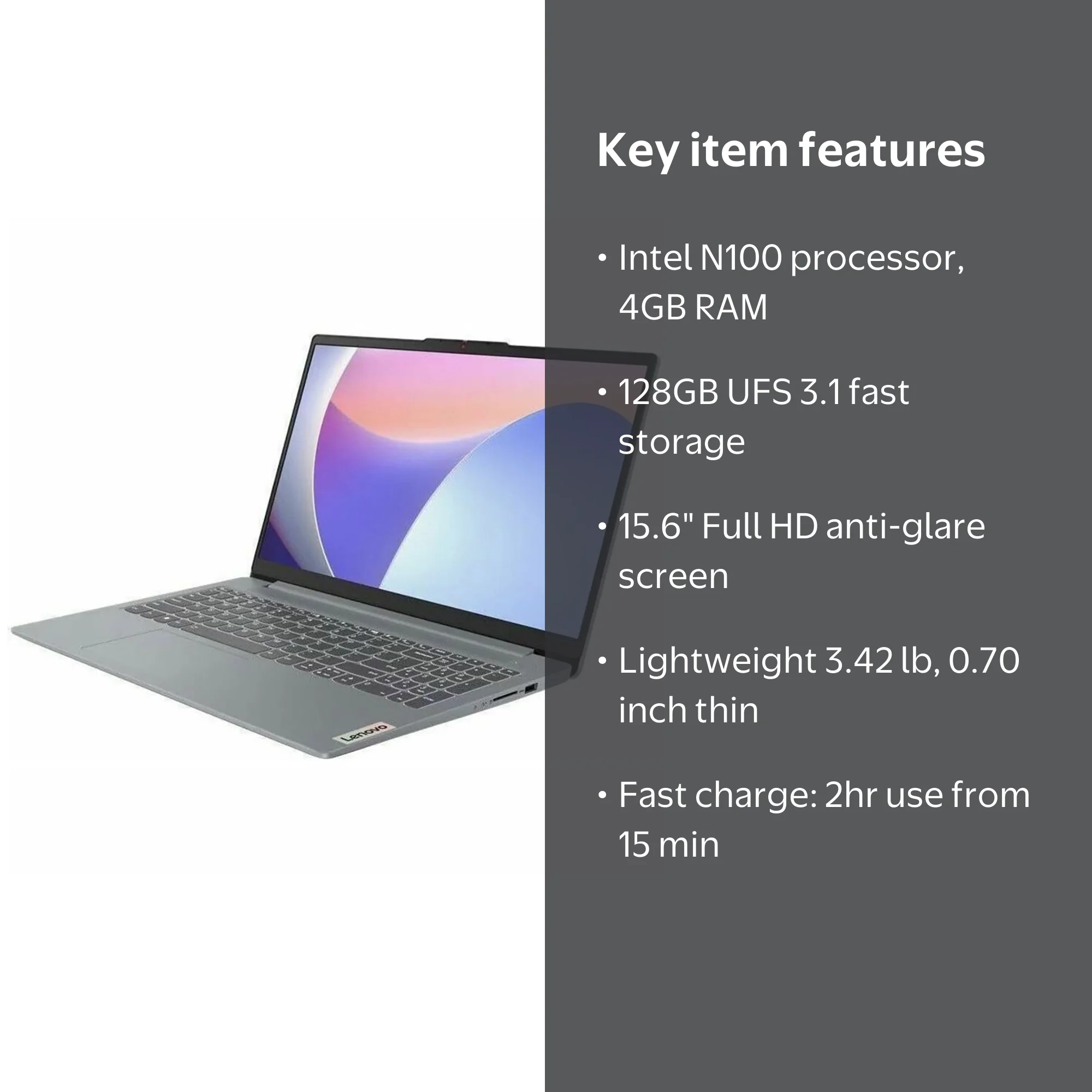 Lenovo IdeaPad Slim 3 15IAN8 15.6