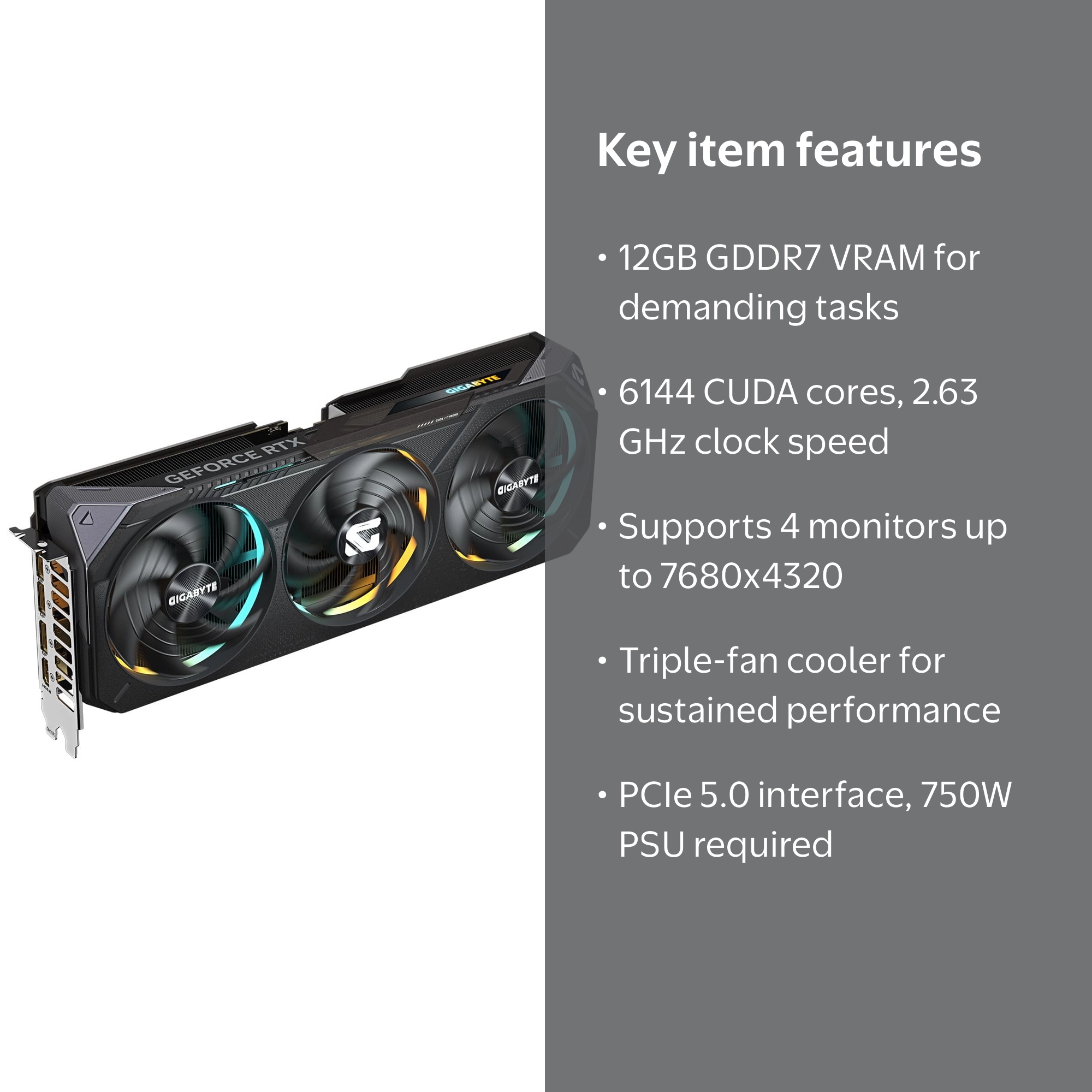 カ*ト様 GIGABYTE RTX 5070 12GB【完動品】 GeForce RTX™ 5070 WINDFORCE OC SFF 12G Graphics Card - GIGABYTE Global