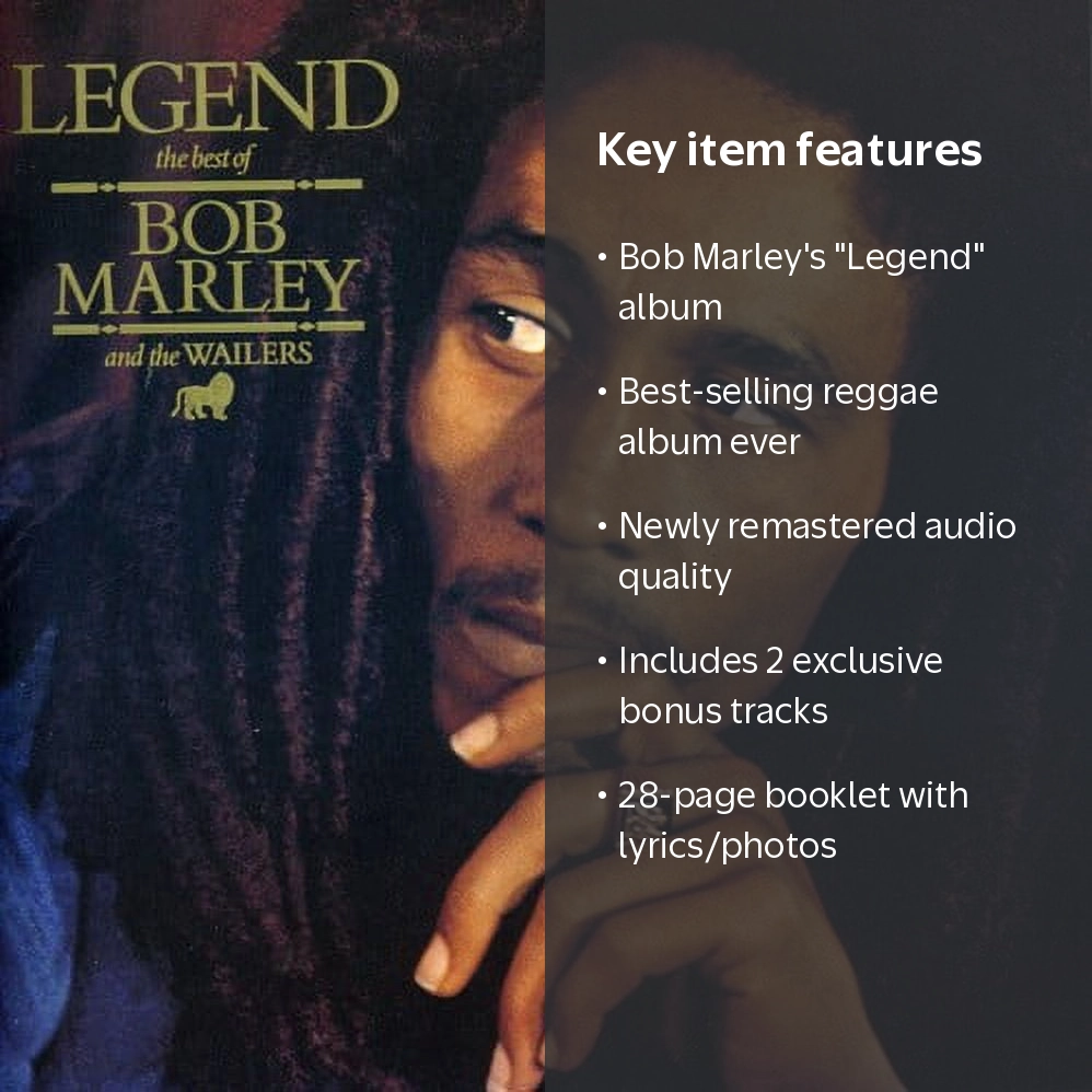 Island Heritage, Bob Marley Legend CD, Music & Performance, New