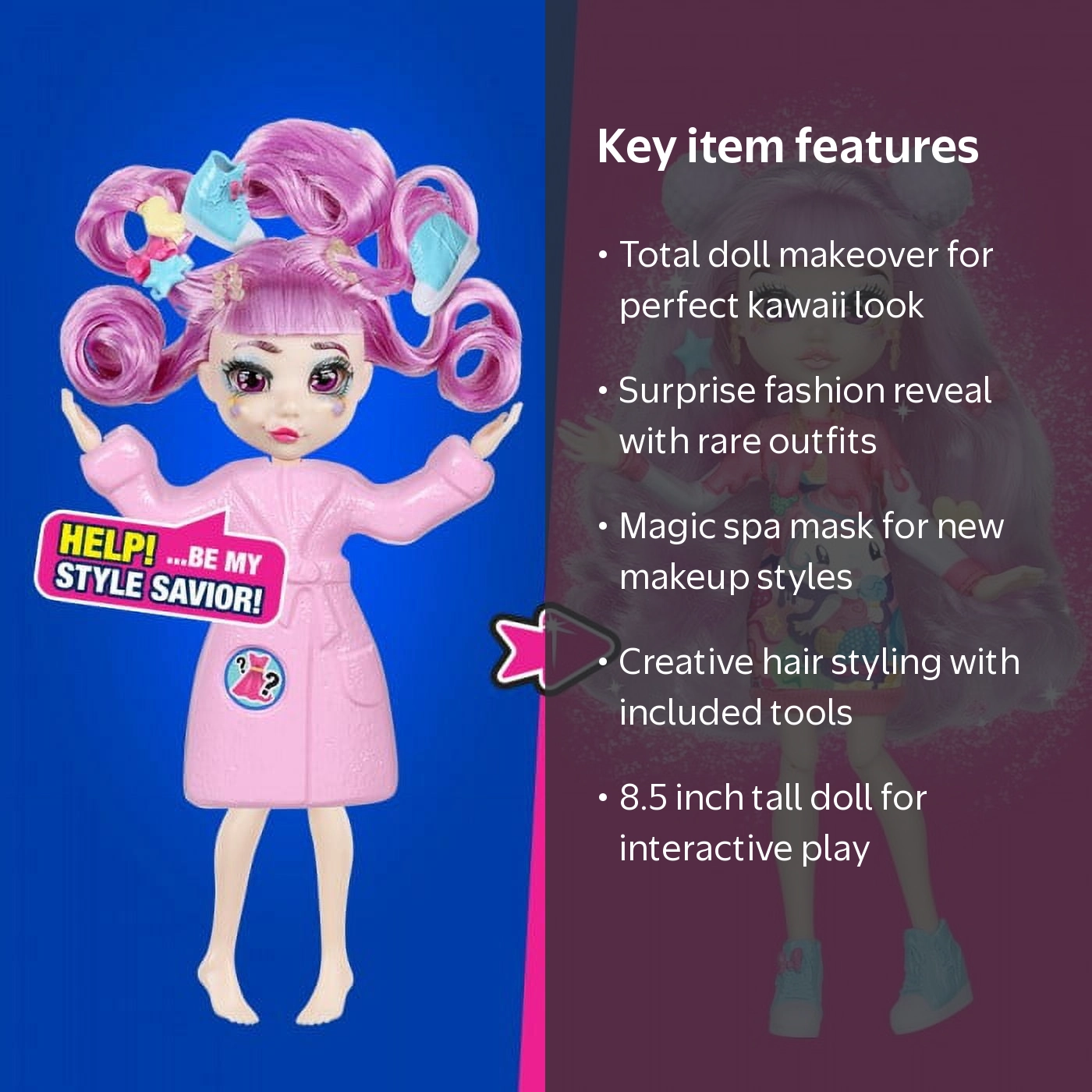 FailFix - Surprise Total Makeover Kawaii.Qtee Fashion Doll Pack