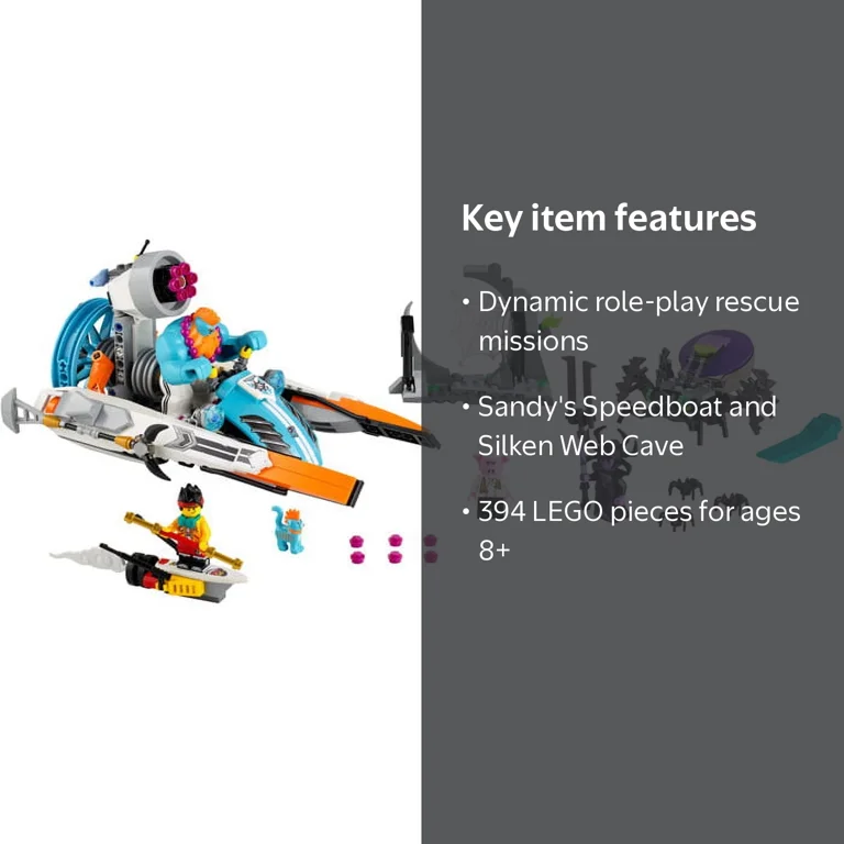 LEGO Monkie Kid Sandy's Speedboat 80014 - Walmart.com