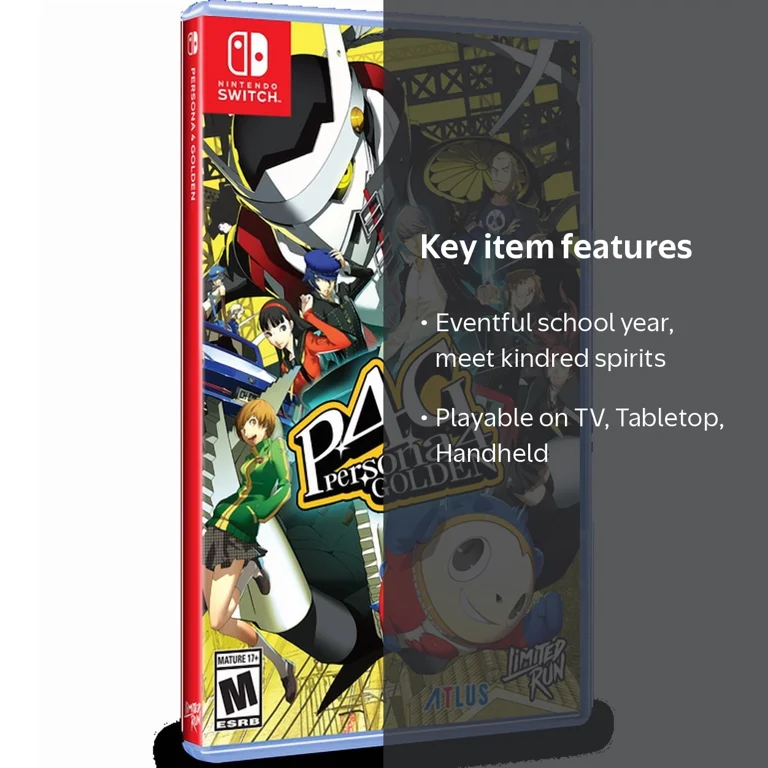 NSW - PERSONA 4 GOLDEN (STANDARD - SWITCH) LRG #214 - Walmart.com