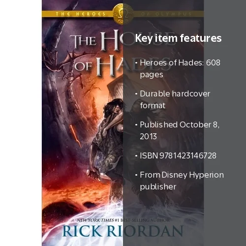 Rick Riordan, The Heroes of Olympus Book Four House of Hades