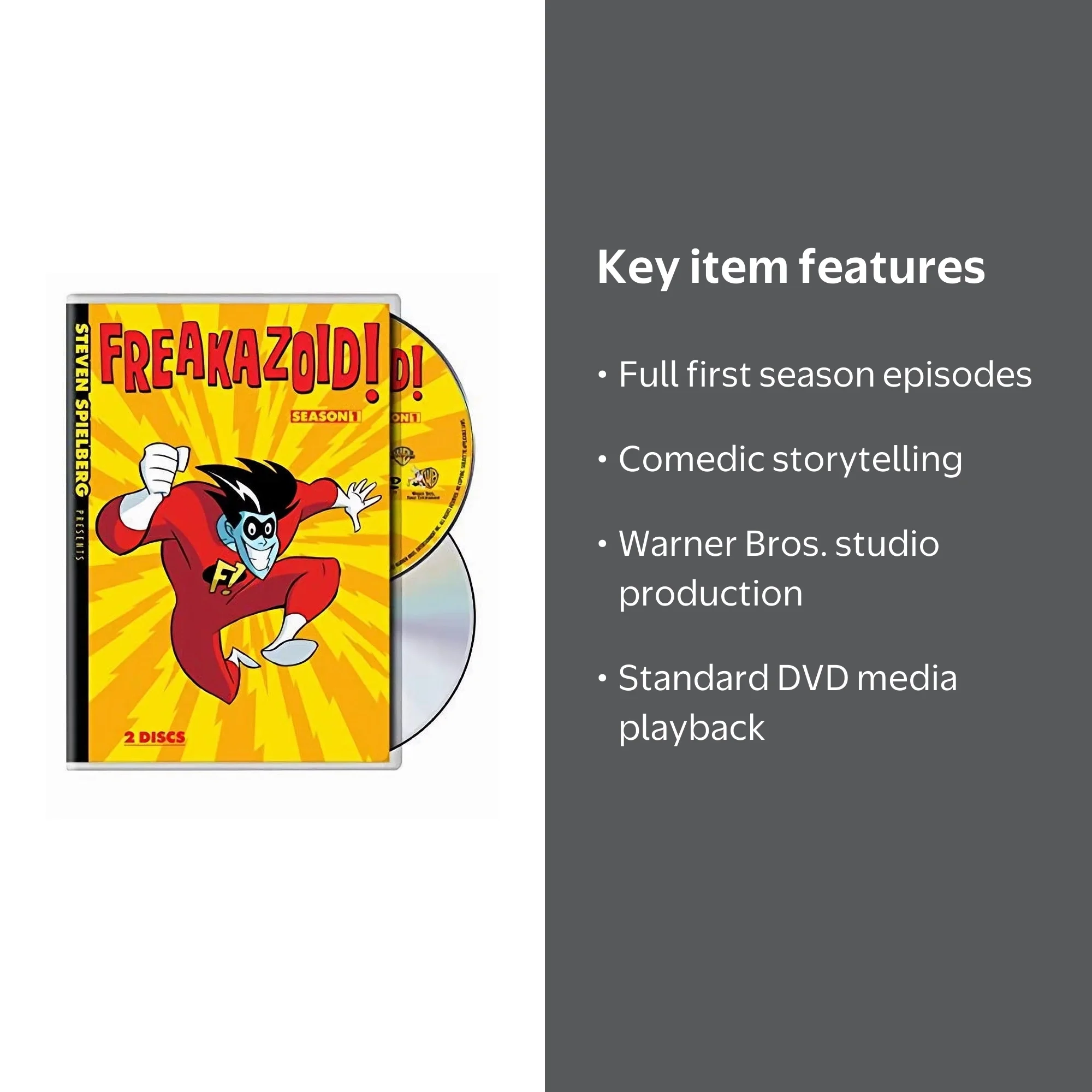 Warner Bros. Movie: Steven Spielberg Presents Freakazoid! DVD