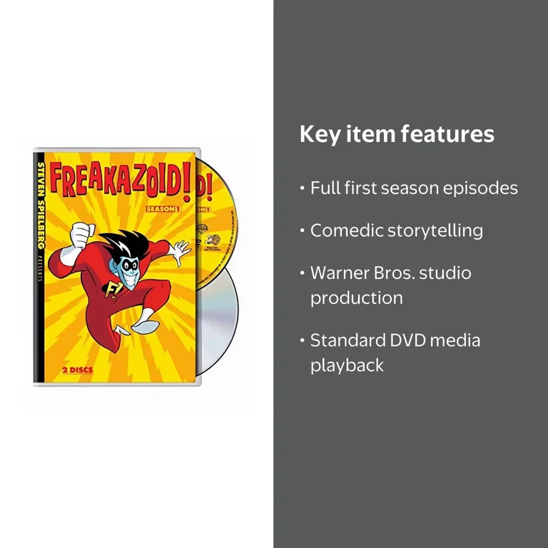SDS, DVD, Freakazoid! The Complete First Season, Steven Spielberg