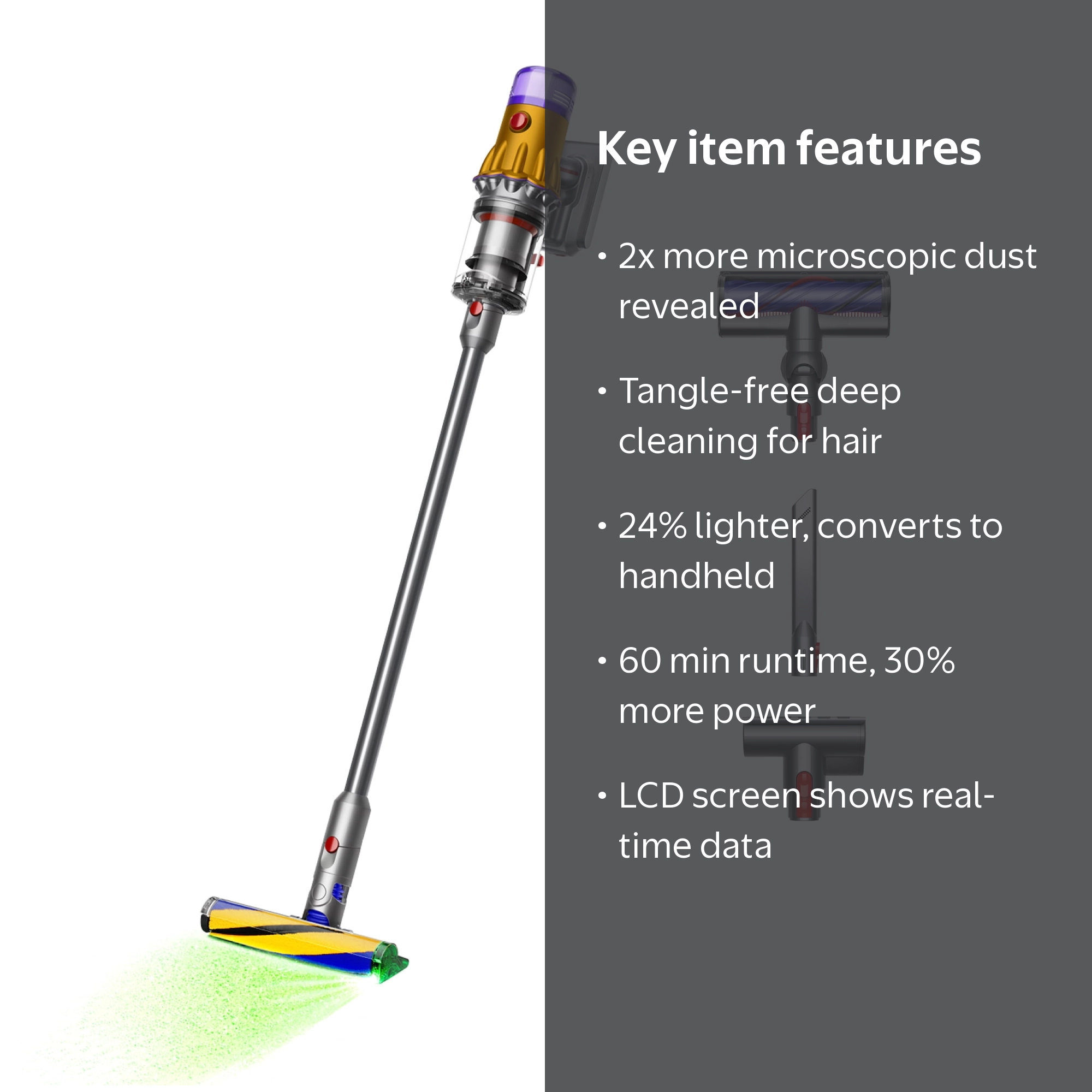 Dyson V12 Detect™ Slim Cordless Vacuum | Yellow/Nickel | New