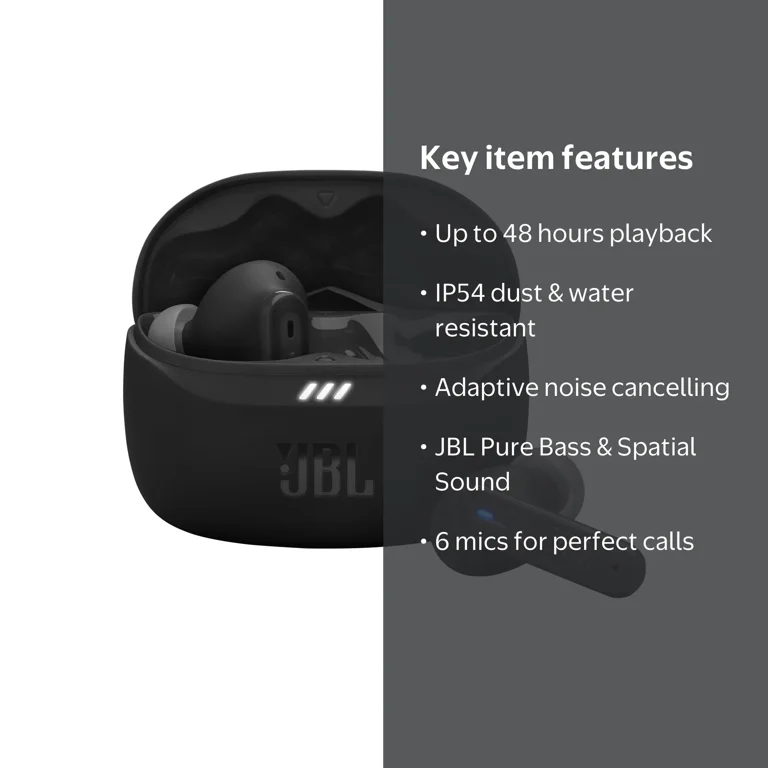 JBL Tune Beam 2 - True Wireless Noise Cancelling Inner Ear Earbuds