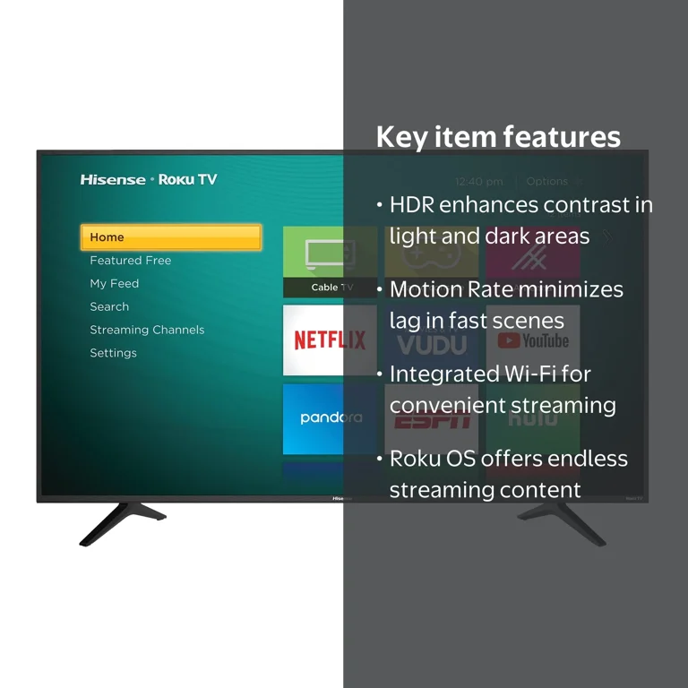 Hisense 43 inch ROKU 4K - Walmart.com