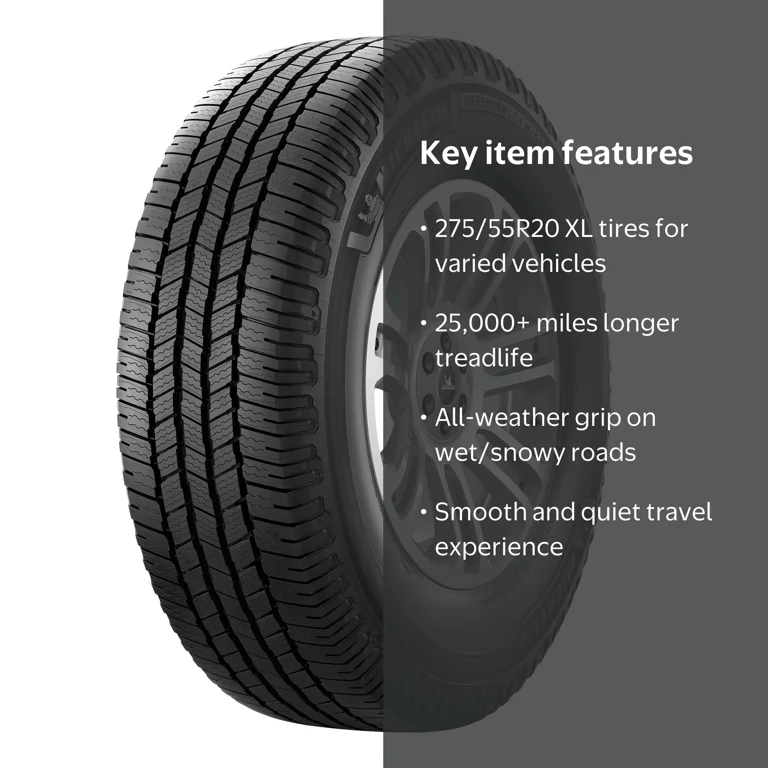 Michelin Defender LTX M/S2 275/55R20 117T XL All-Season Tire for