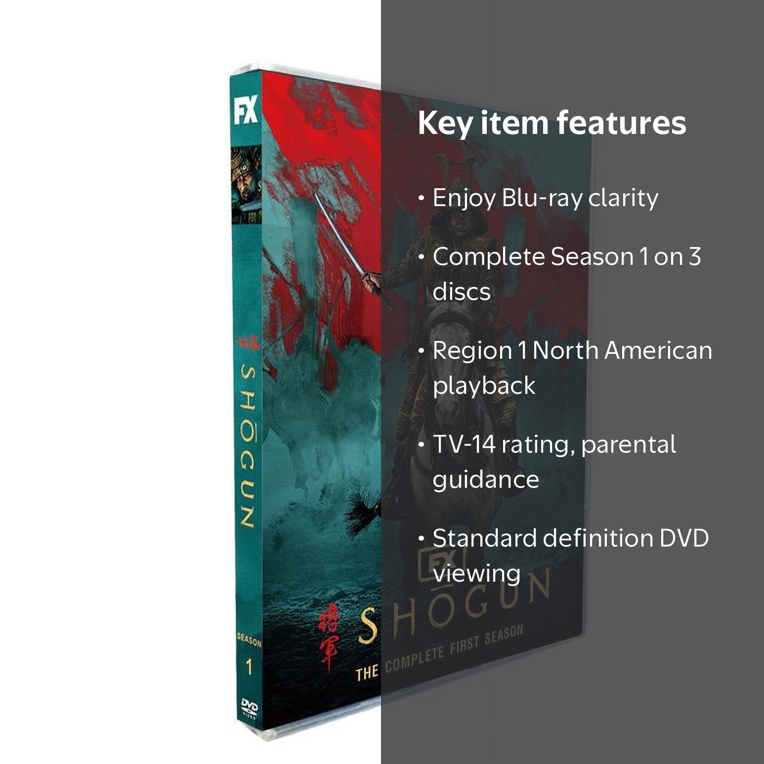 AZMedia Shōgun Complete Season 1, Blu-ray, Japanese Drama TV