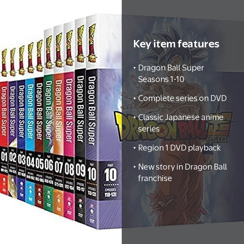 Toei Animation's Dragon Ball Super Complete Series Seasons 1-10