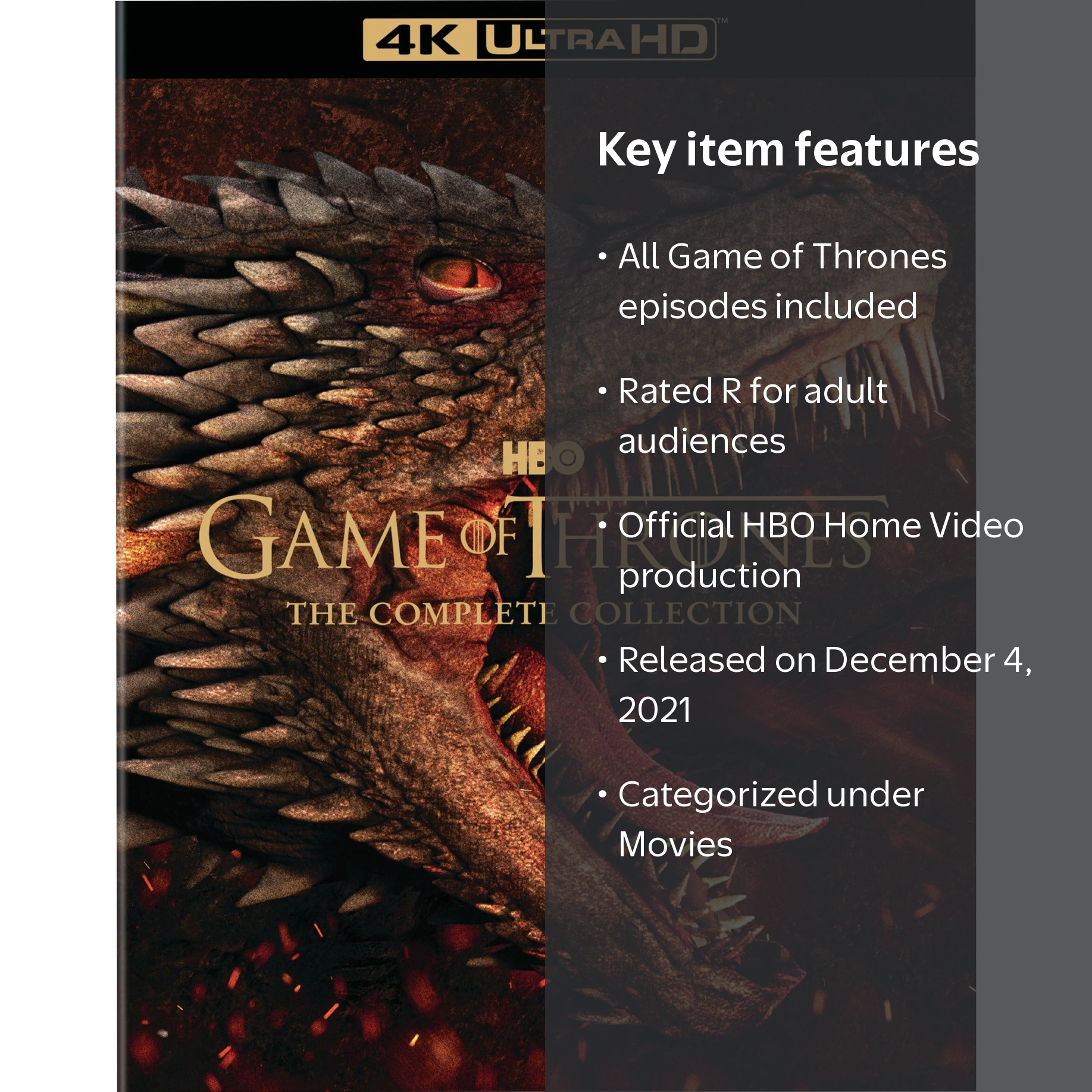 Game Of Thrones, The Complete Series, HBO, Complete Collection