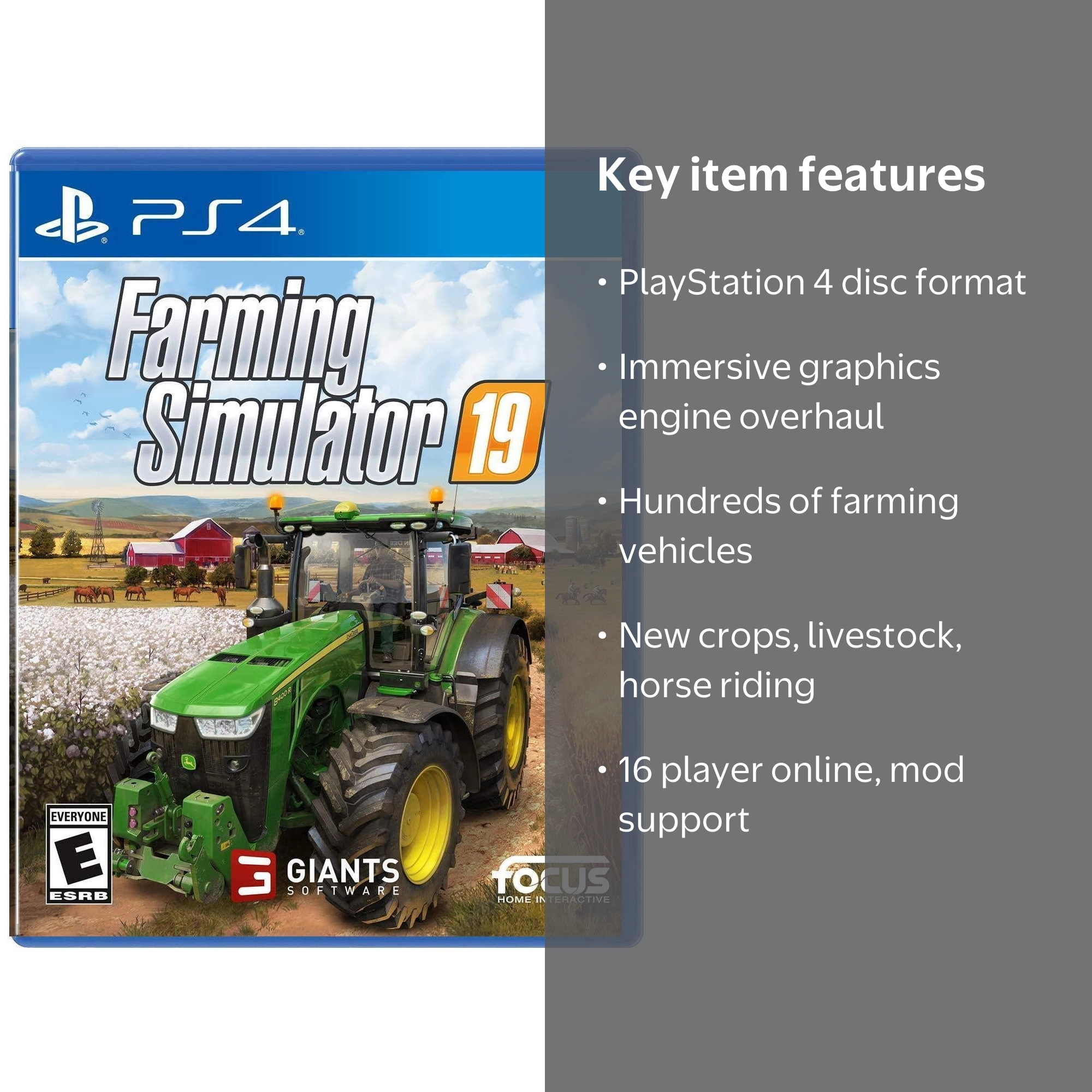 Maximum Games, Farming Simulator 19, PS4, 859529007096 - Walmart.com
