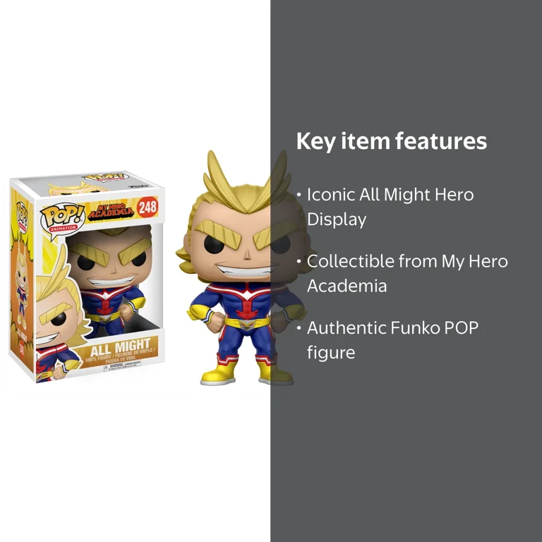 Funko POP! Anime Academy: My Hero Academia - All Might - Walmart.com