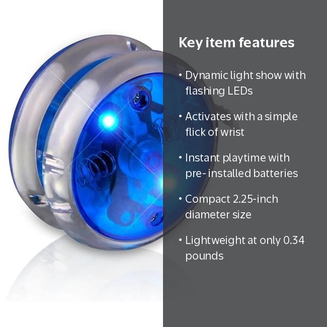 Blue Yo Yo Flashing Light Up Toys - Walmart.com