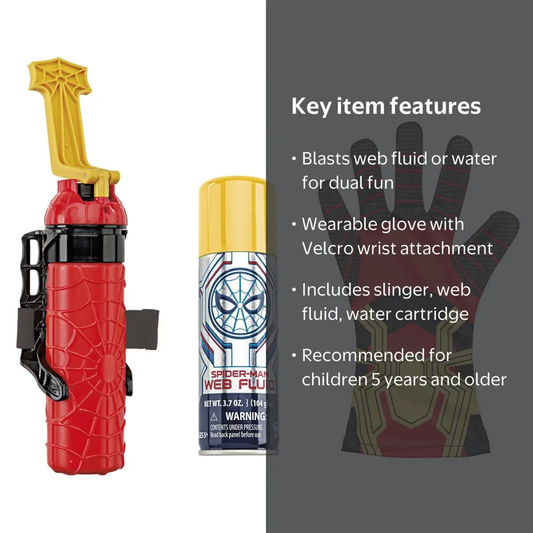 Marvel, Kids Web Slinger, Web Fluid Included - Walmart.com