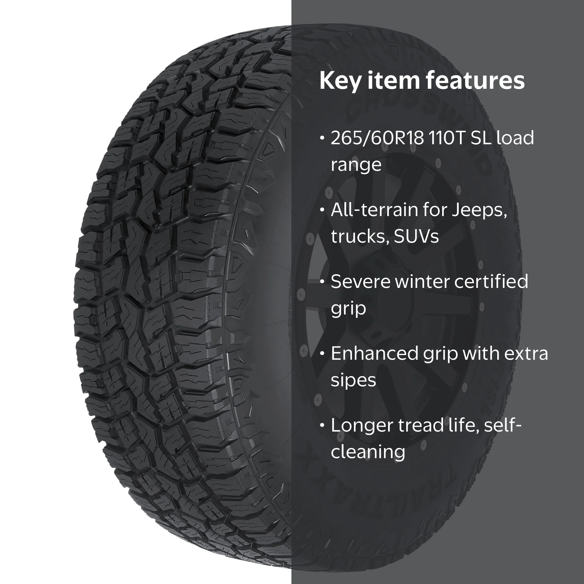 Linglong, Light Truck Tire, 265/60R18, All Terrain Off-Road Wheel