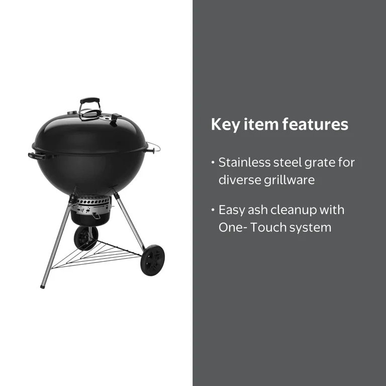 Weber, Charcoal Kettle Grill, 26 Inch, Warming Rack - Walmart.com