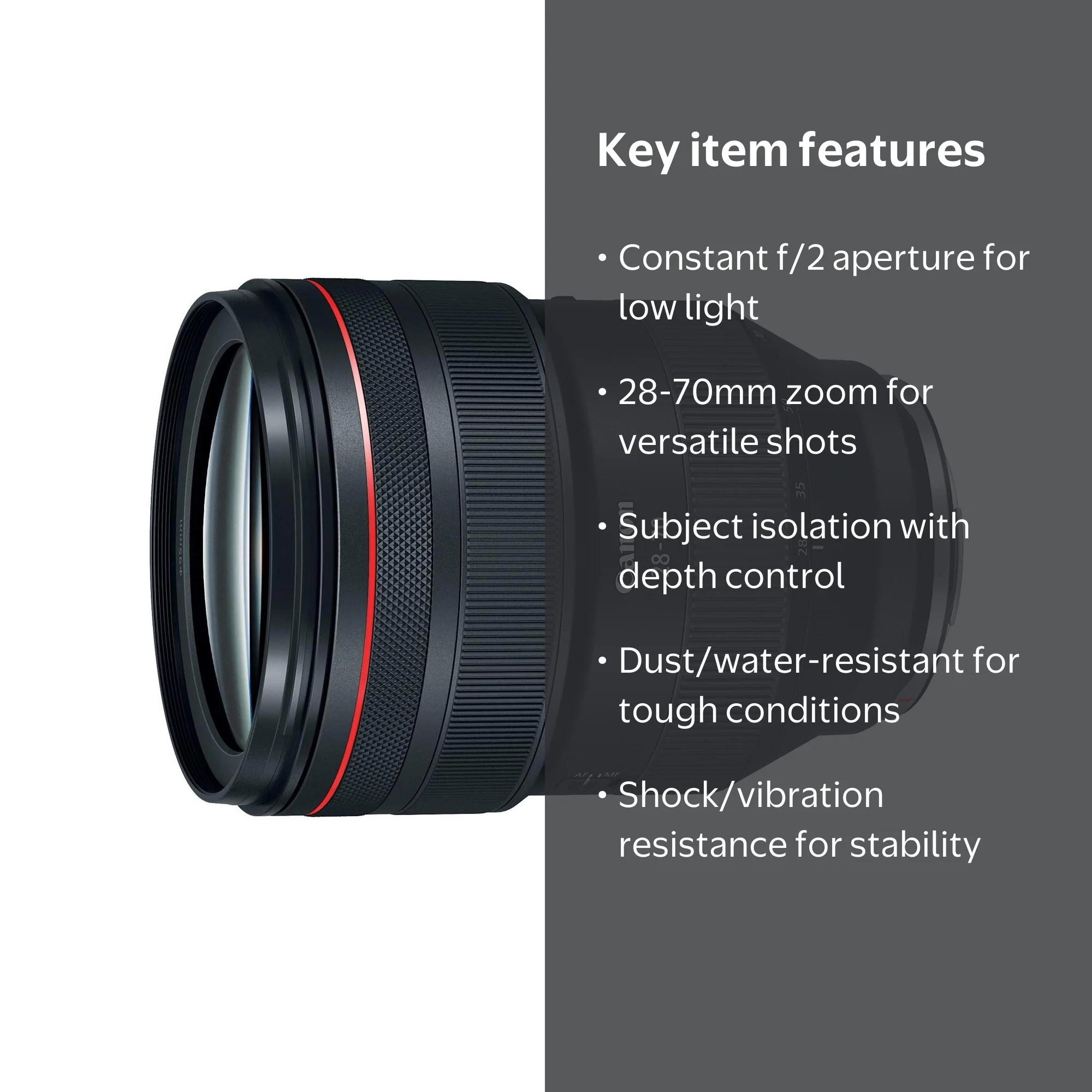 Restored Canon RF 28-70mm f/2L USM Lens (Refurbished) - Walmart.com