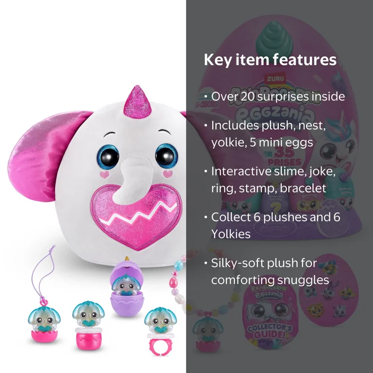 ZURU Rainbocorns Eggzania Surprise Toy with Over 20 Surprises