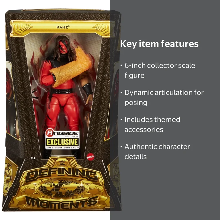 WWE, Mattel, Kane Inferno Match Defining Moments Ringside