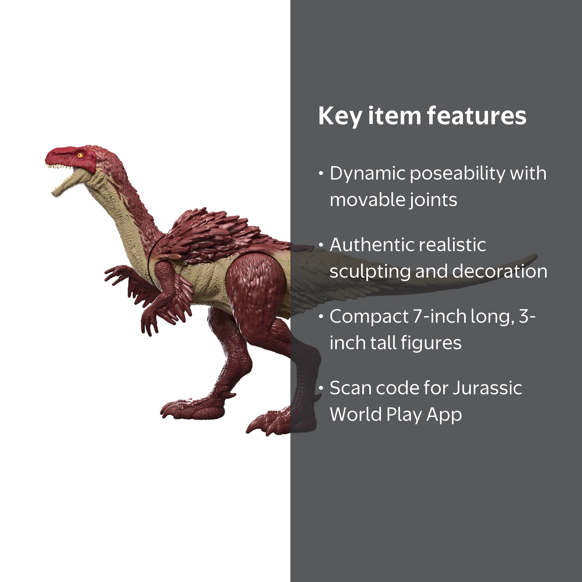 Jurassic World Frenzy Pack Vespersaurus Dinosaur Figure, Toy