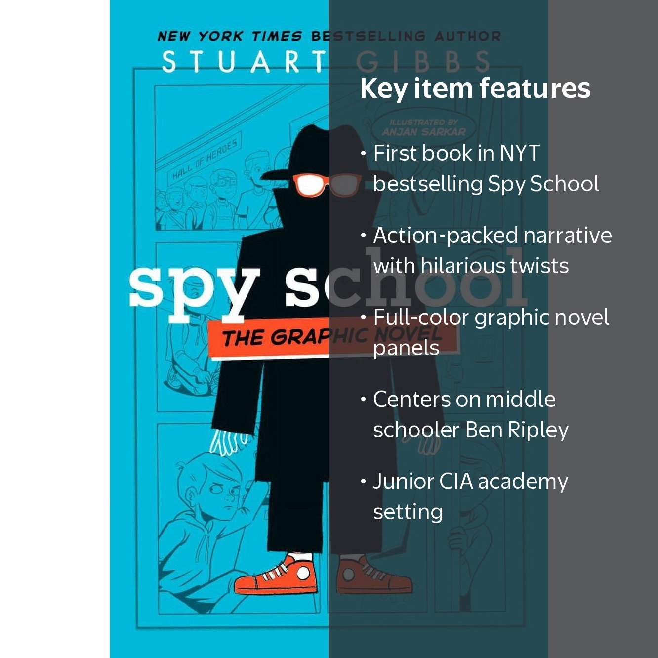 Stuart Gibbs, Spy School the Graphic Novel, 9781534455429