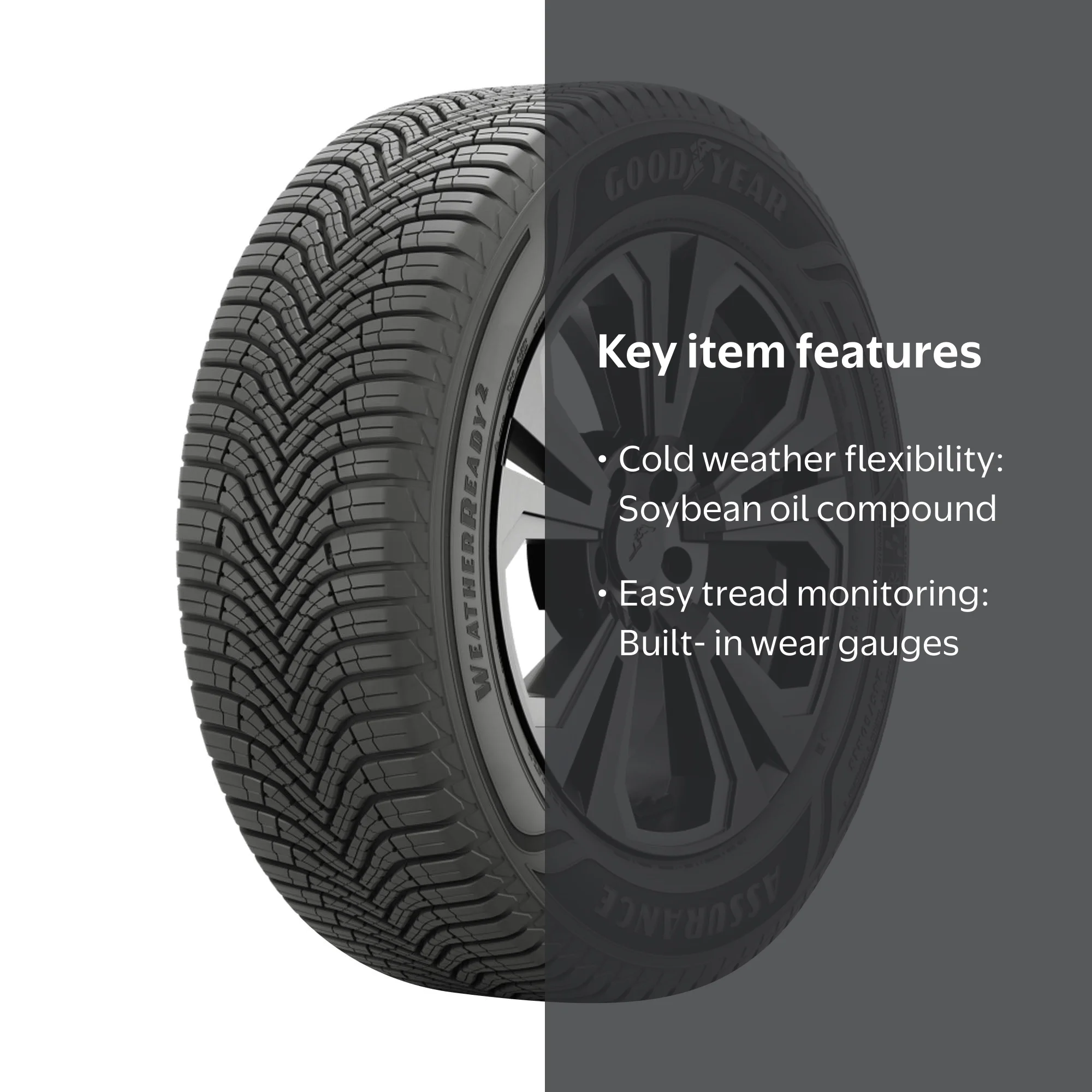 GOODYEAR 145/80R12LT(6PR) 2本セット 2024年28週 Goodyear Assurance WeatherReady 2 All Weather 255/50R20 109V XL