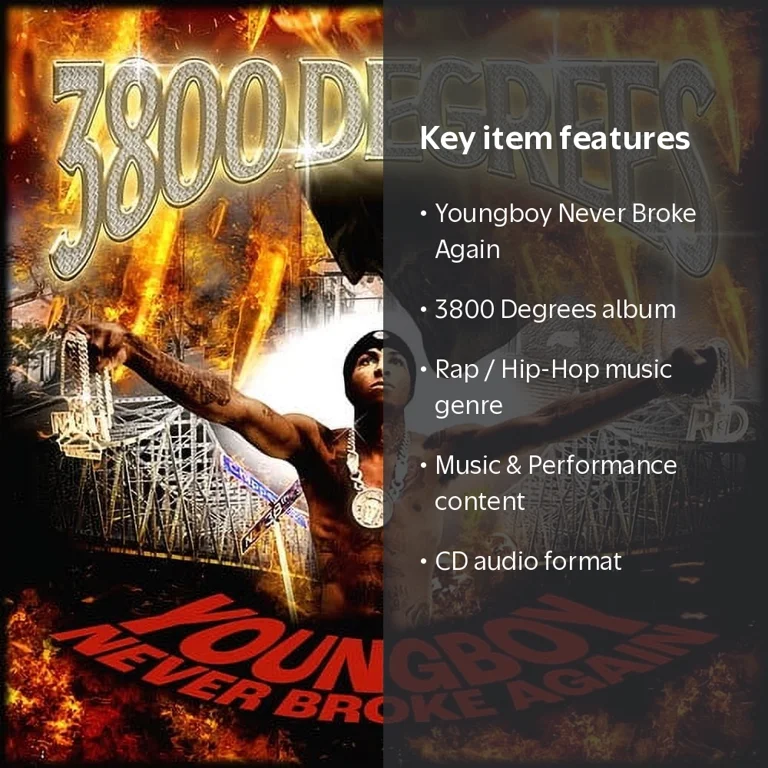 Youngboy Never Broke Again, 3800 Degrees, Music & Performance CD