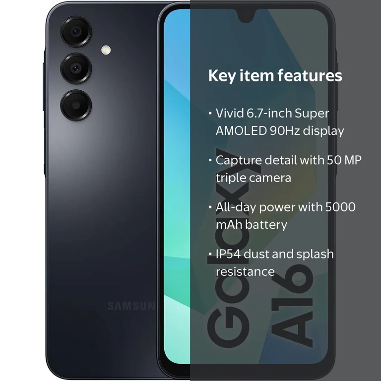 Samsung Galaxy A16 5G 128GB 4GB RAM | 6.7” AMOLED 90Hz Display
