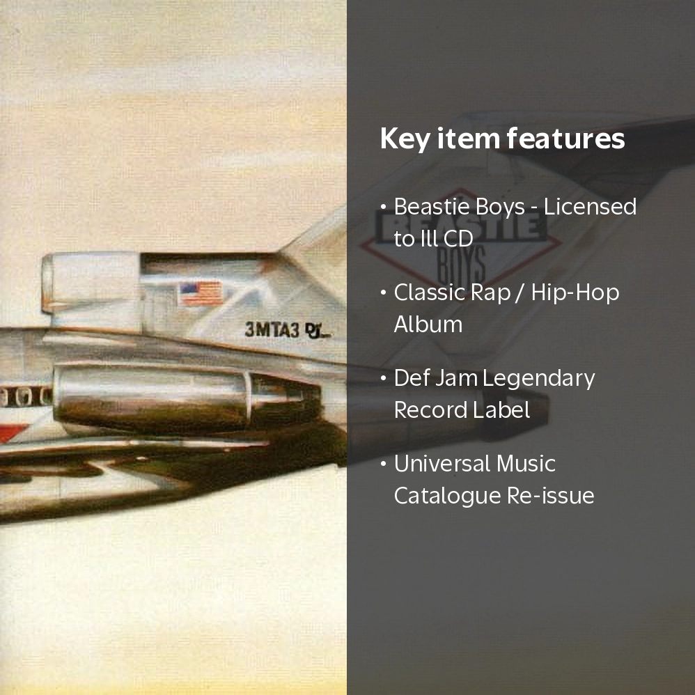 Beastie Boys - Licensed to Ill - Universal Music Album - Def Jam