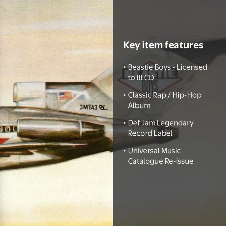 Beastie Boys - Licensed to Ill - Universal Music Album - Def Jam