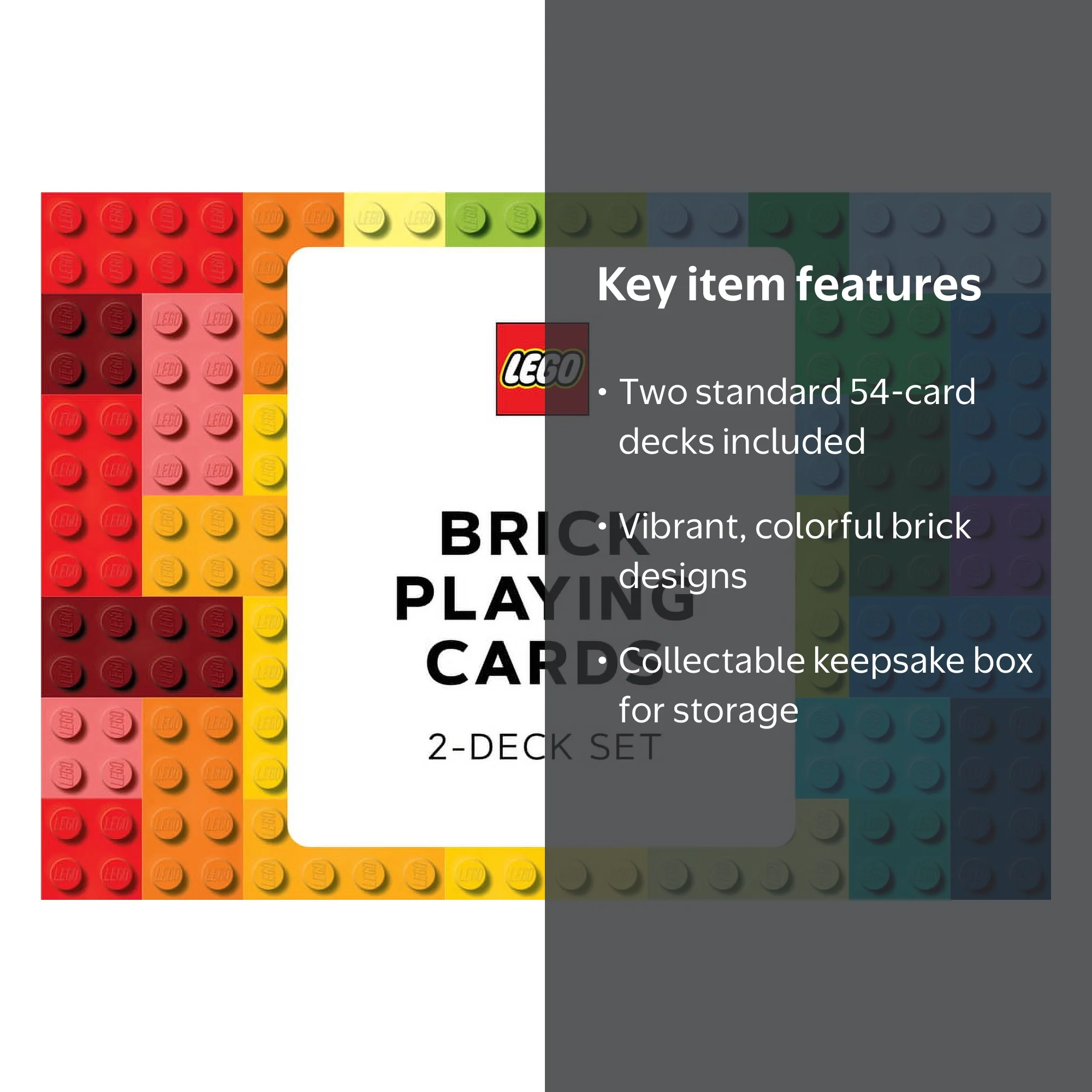 LEGO, Playing Cards, 54-card Decks, Collectible Keepsake Box