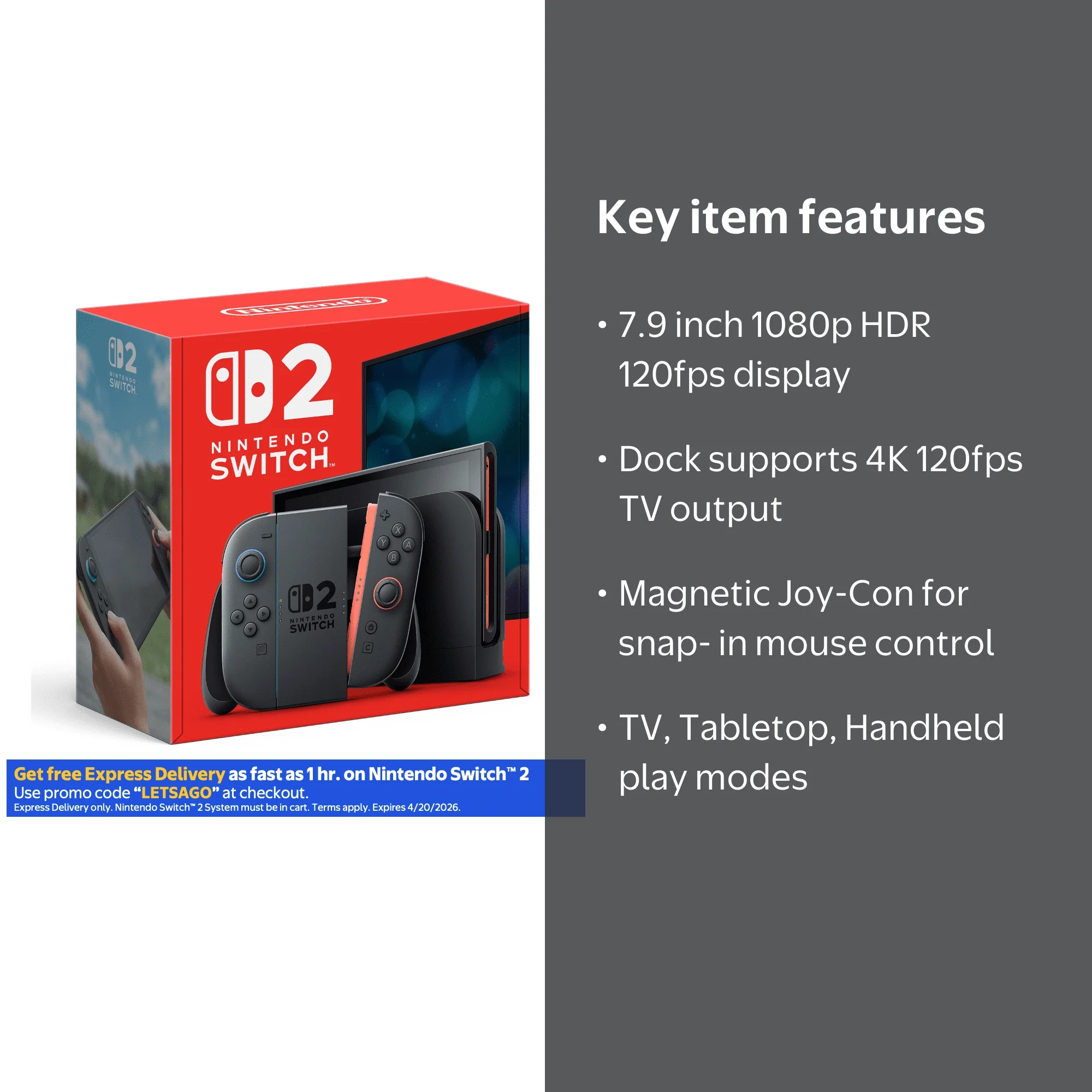 Nintendo Switch‚Ñ¢ 2 System, 7.9