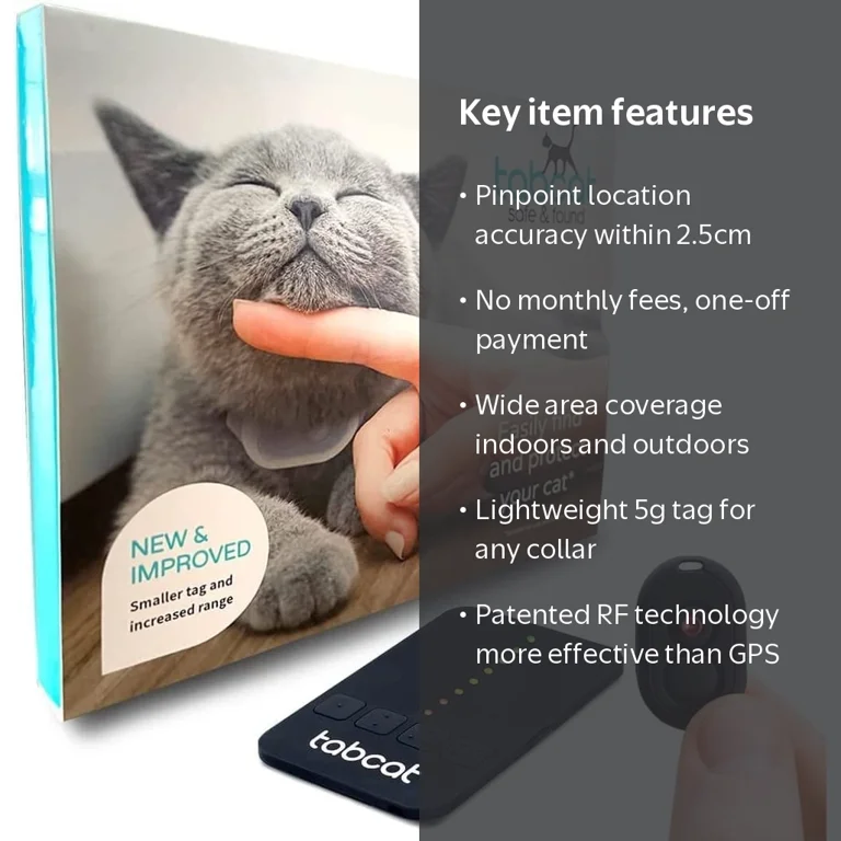 Tabcat v2 Pet Cat Tracker, Accurate, No Subscription Needed