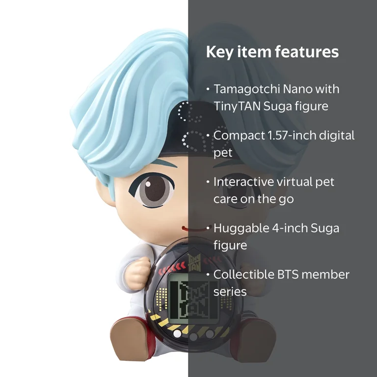 Tamagotchi Nano x TinyTAN - Suga ver. Hugmy Tamagotchi Vinyl