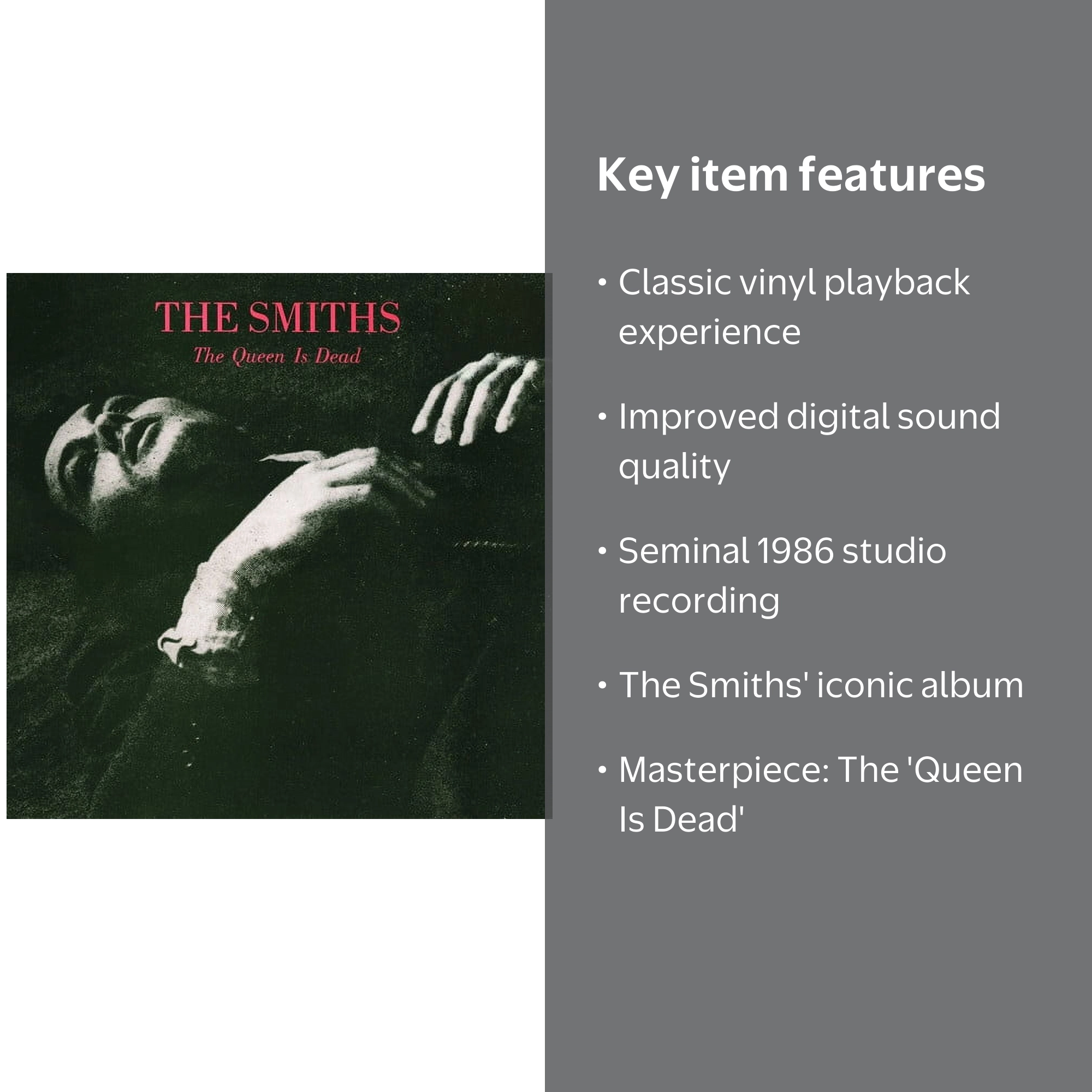 The Smiths - Queen Is Dead - Digitally Remastered Vinyl LP Record