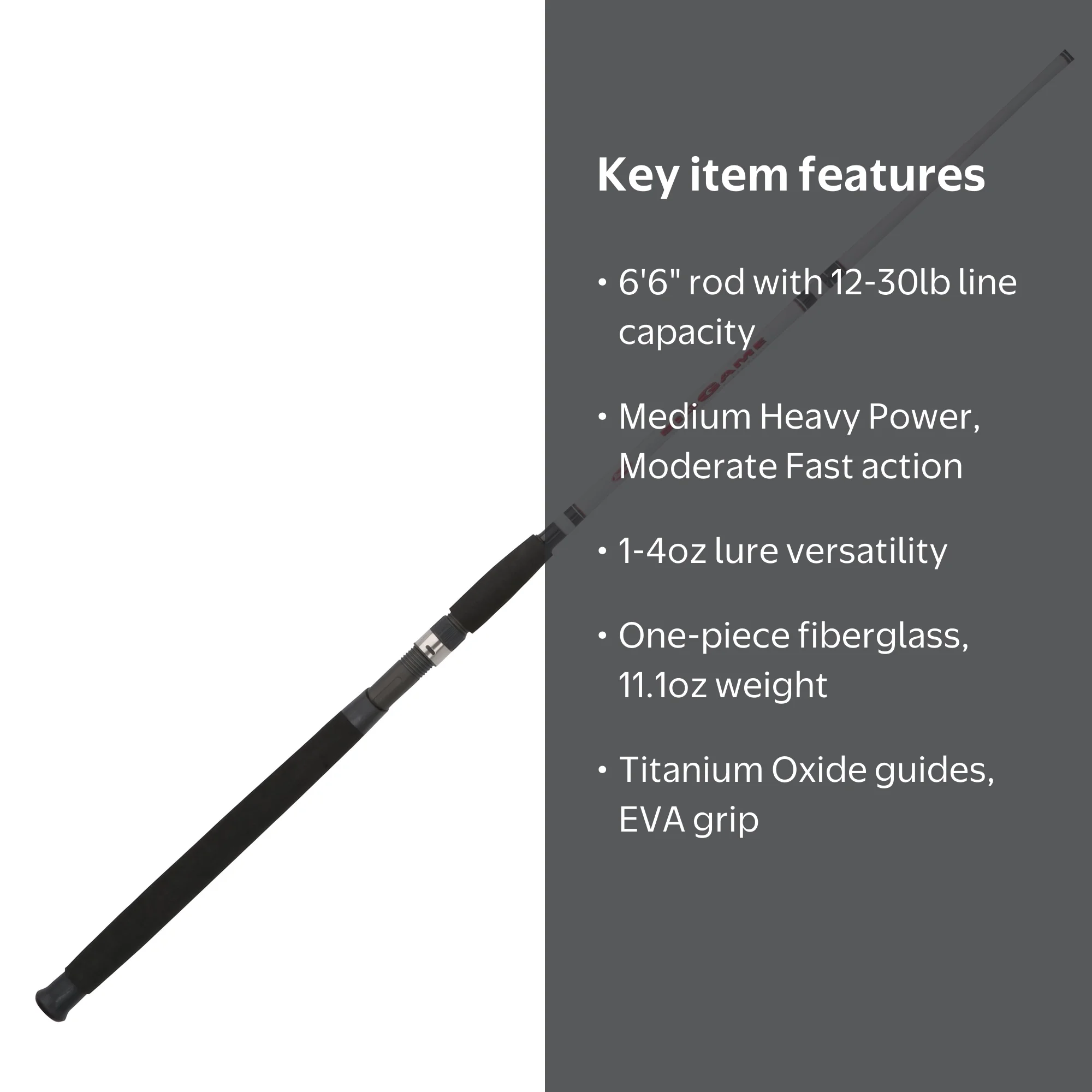 Berkley Big Game™ Casting Rod, 6'6