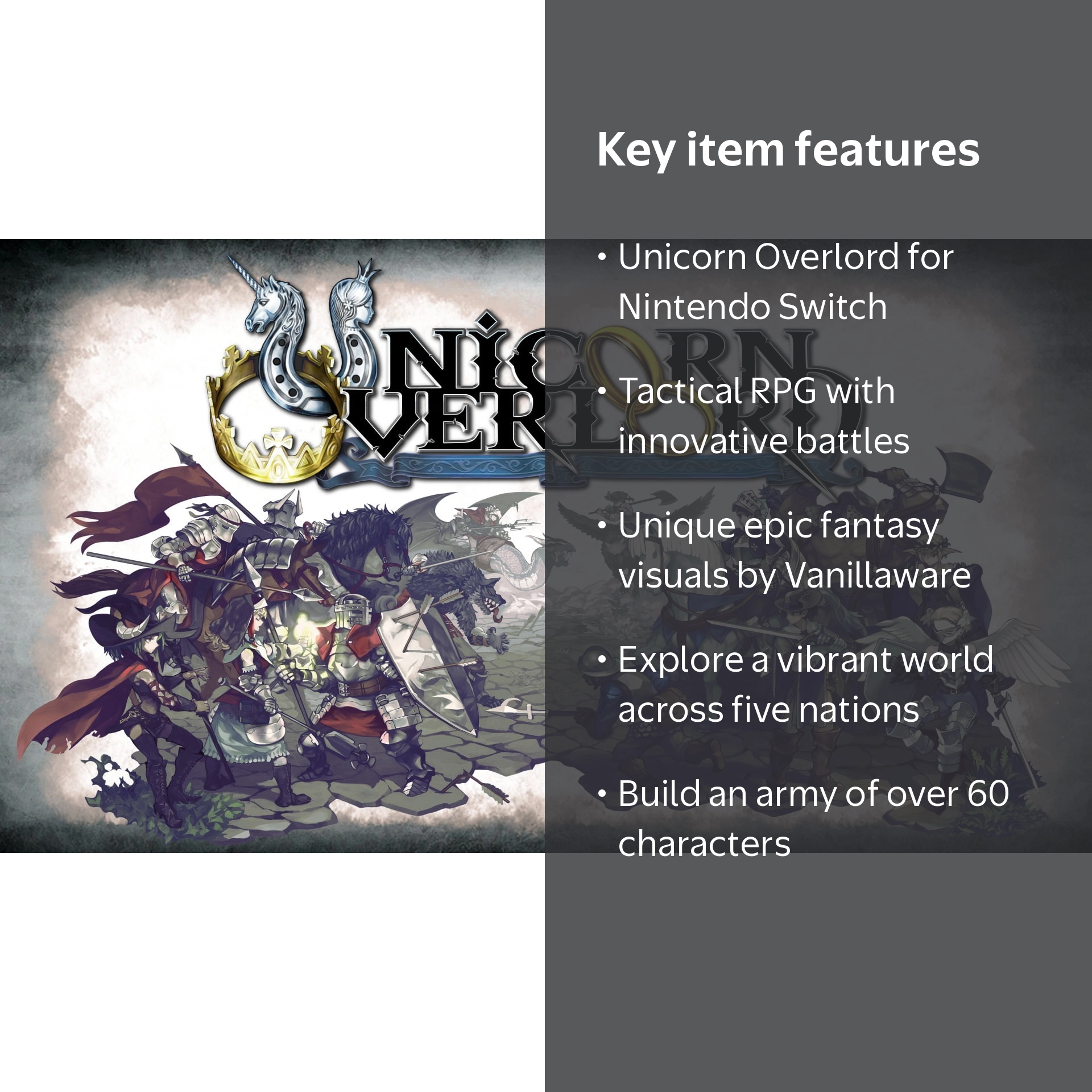 Unicorn Overlord - Nintendo Switch [Digital] - Walmart.com
