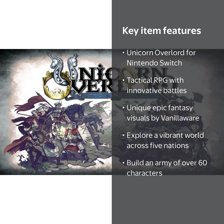 Unicorn Overlord - Nintendo Switch [Digital] - Walmart.com