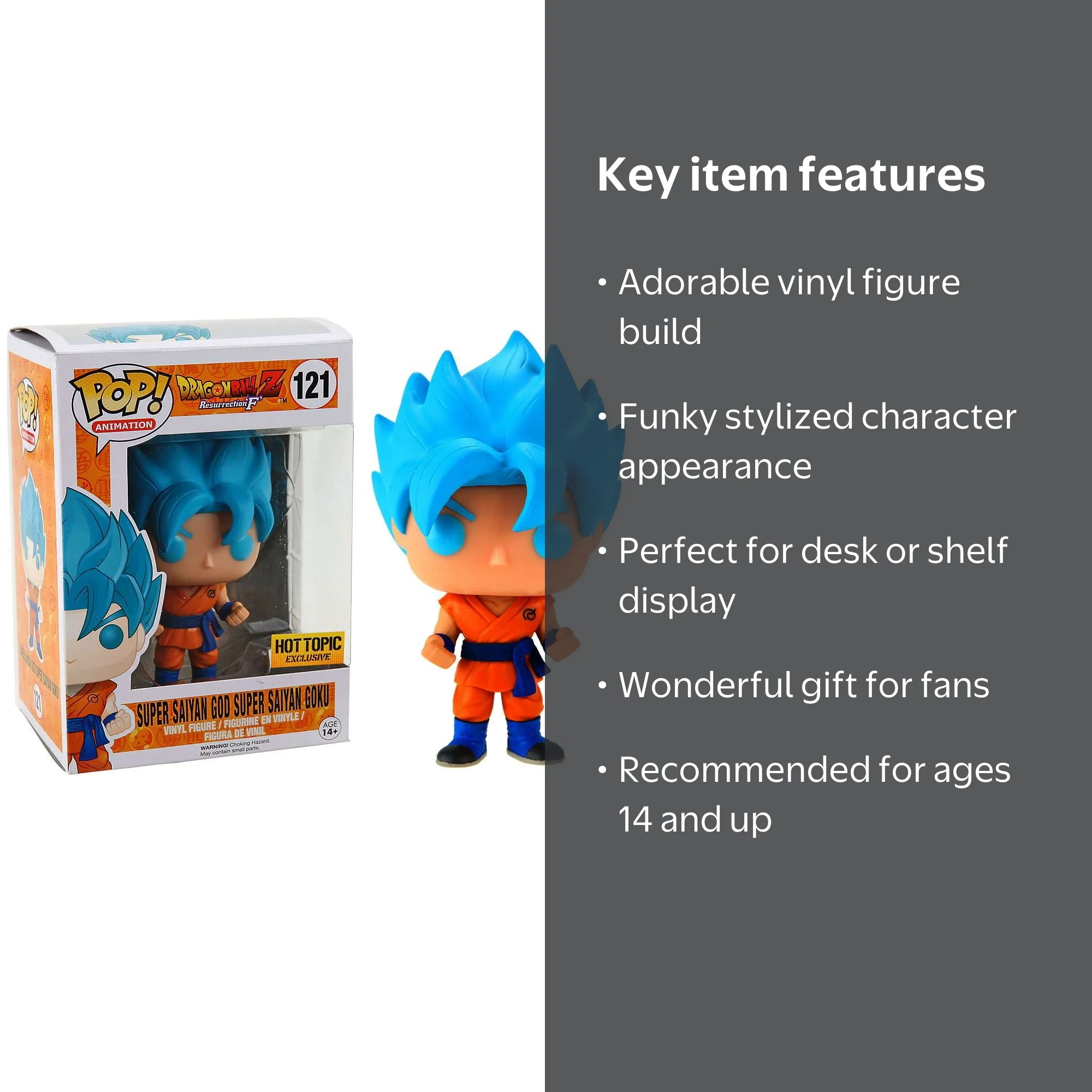 Funko Dragon Ball Z POP! Animation Super Saiyan God Goku Vinyl