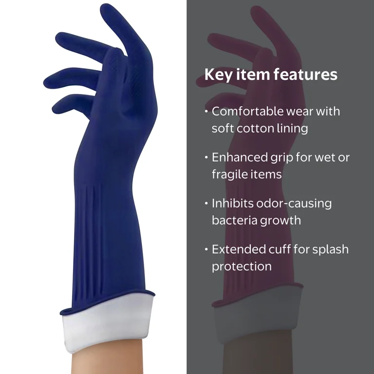 おこづかいでflex O-Cedar Playtex® Living Gloves, Reusable Cleaning Gloves, Medium