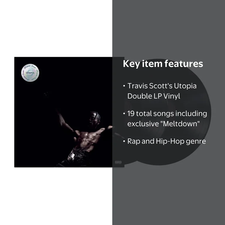 Epic, Vinyl Record, UTOPIA, Double LP Music & Performance